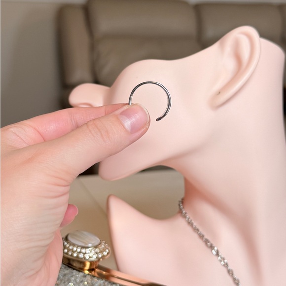 Twisted Silver Women's Ring - Picture 8 of 10